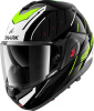 Oxo Rydger Systeemhelm - Zwart-Wit-Geel