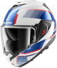 Oxo Sikter Systeemhelm - Wit-Blauw