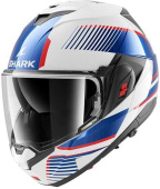 Oxo Sikter Systeemhelm - Wit-Blauw