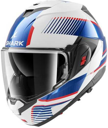 Shark Oxo Sikter Systeemhelm, Wit-Blauw (1 van 3)