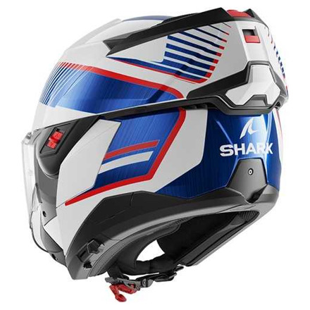 Shark Oxo Sikter Systeemhelm, Wit-Blauw (3 van 3)