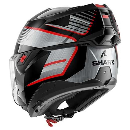 Shark Oxo Sikter Systeemhelm, Zwart-Zilver (3 van 3)