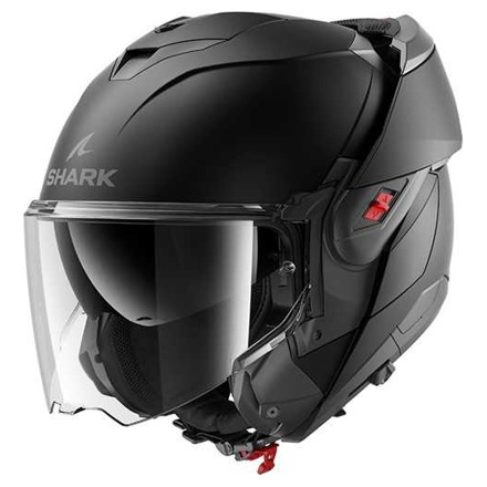 Shark Oxo Dark Shadow Mat Systeemhelm, Mat Zwart (2 van 3)
