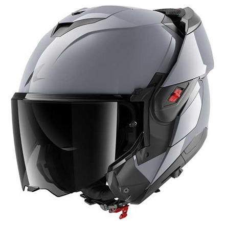 Shark Oxo Dark Shadow Systeemhelm, Zilver (2 van 3)