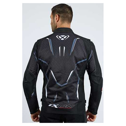 IXON Demoniak Motorjas, Zwart-Wit (4 van 4)
