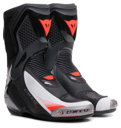 Torque 4 WMN Motorlaarzen - Zwart-Wit-Rood