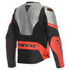 Dainese Racing 5 Leren Motorjas, Zilver-Rood (Afbeelding 2 van 2)