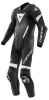 Laguna Seca 6 Perf 1PC Leren Motorpak - Zwart-Wit-Antraciet