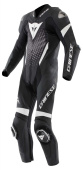 Laguna Seca 6 Perf 1PC Leren Motorpak - Zwart-Wit-Antraciet