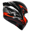 AGV K1 S E2206 Fastlap Integraalhelm, Zwart-Antraciet-Rood (Afbeelding 3 van 7)
