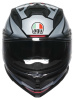 AGV K7 E2206 Jaeger Integraalhelm, Zwart-Zilver (Afbeelding 1 van 7)