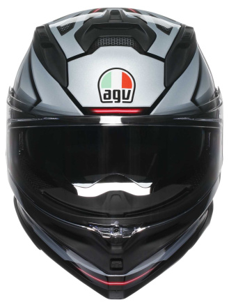 K7 E2206 Jaeger Integraalhelm - Zwart-Zilver