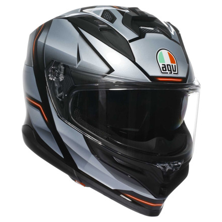 AGV K7 E2206 Jaeger Integraalhelm, Zwart-Zilver (7 van 7)