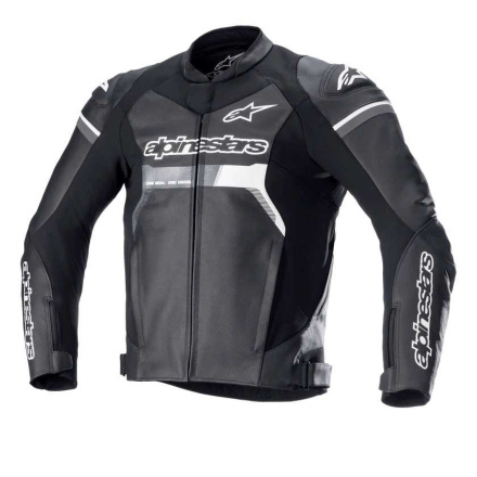 GP Force Leren Motorjas - Zwart