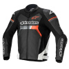 Alpinestars GP Force Leren Motorjas, Zwart-Wit-Rood-Fluor (Afbeelding 1 van 2)