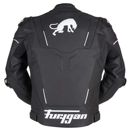 Furygan Raptor Evo 2 Leren Motorjas, Zwart-Wit (2 van 2)
