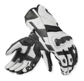 Jerez 4 Motorhandschoenen - Wit-Zwart