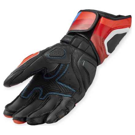 REV'IT! Quantum 3 Motorhandschoenen, Rood-Blauw (2 van 2)