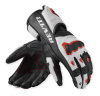 REV'IT! Quantum 3 Motorhandschoenen, Wit-Rood (Afbeelding 1 van 2)