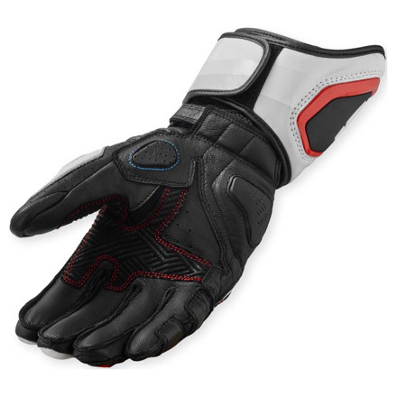 REV'IT! Quantum 3 Motorhandschoenen, Wit-Rood (2 van 2)