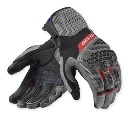 Sand 5 Motorhandschoenen - Grijs-Rood