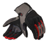 Cavern Motorhandschoenen - Grijs-Rood