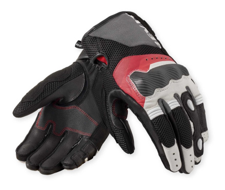 Blaze Motorhandschoenen - Wit-Rood