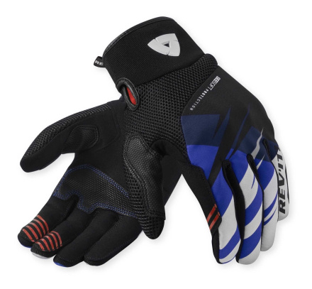 REV'IT! Surge Motorhandschoenen, Zwart-Blauw (1 van 2)