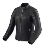 London Ladies Leren Motorjas - Zwart
