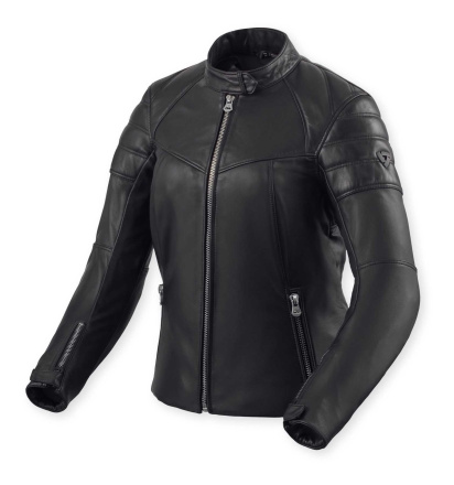 London Ladies Leren Motorjas - Zwart