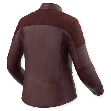 REV'IT! London Ladies Leren Motorjas, Aubergine (2 van 2)