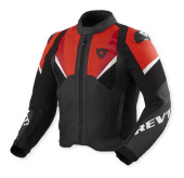 Automate Leren Motorjas - Zwart-Rood