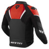 REV'IT! Automate Leren Motorjas, Zwart-Rood (Afbeelding 2 van 2)