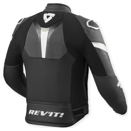 REV'IT! Quantum 3 Leren Motorjas, Zwart-Antraciet (2 van 2)