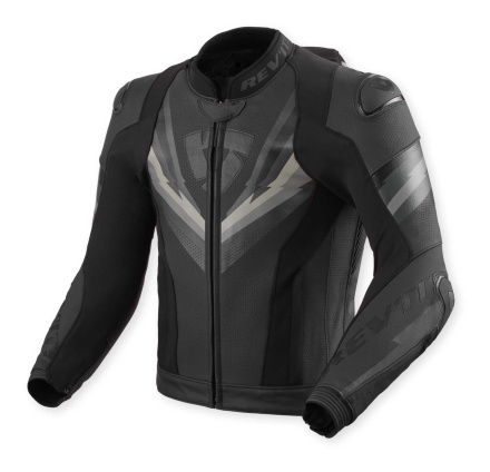 REV'IT! Quantum 3 Pro Leren Motorjas, Zwart-Antraciet (1 van 2)