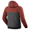 REV'IT! Parabolica 2 Motorhoodie, Rood-Grijs (Afbeelding 2 van 2)
