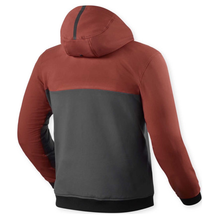 REV'IT! Parabolica 2 Motorhoodie, Rood-Grijs (2 van 2)