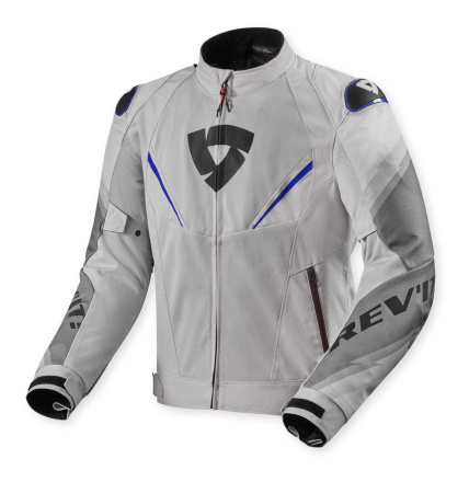 Quantum 3 Air Motorjas - Zilver-Blauw