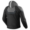 REV'IT! Quantum 3 H2O Motorjas, Zwart-Antraciet (Afbeelding 2 van 2)