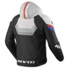 REV'IT! Quantum 3 H2O Motorjas, Zwart-Grijs (Afbeelding 2 van 2)