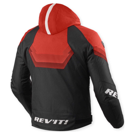 REV'IT! Quantum 3 H2O Motorjas, Zwart-Rood (2 van 2)