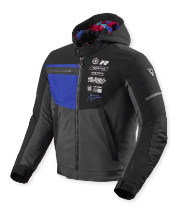Haste H2O Motorjas - Zwart-Blauw