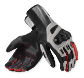 Metis 2 Motorhandschoenen - Grijs-Rood