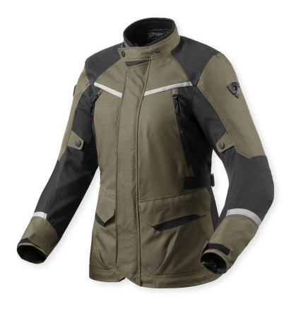 Voltiac 3 H2O Ladies Motorjas - Groen-Grijs