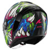 Shark RS Jet Carbon Shaytan Jethelm, Zwart-Groen-Paars (Afbeelding 2 van 3)