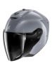 Shark RS Jet Carbon Dark Shadow Jethelm, Zilver (Afbeelding 1 van 3)