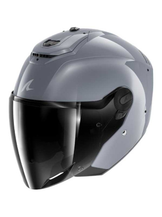 RS Jet Carbon Dark Shadow Jethelm - Zilver
