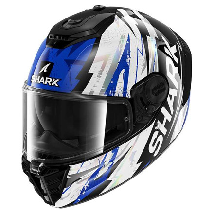 Shark Spartan RS Hibolt Integraalhelm, Zwart-Blauw (3 van 5)