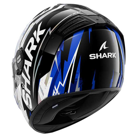 Shark Spartan RS Hibolt Integraalhelm, Zwart-Blauw (4 van 5)