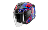 Skwal Jet Pranz Jethelm - Zwart-Blauw-Rood